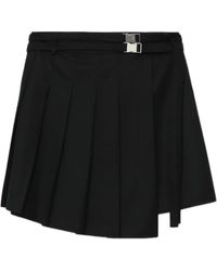 LVIR - Pleated Mini Skirt - Lyst