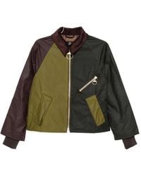 Barbour - Chaqueta Encerada Con Diseño Colour Block - Lyst