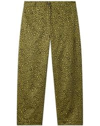 Paul Smith - 'Animal' Print Barrel-Leg Trousers - Lyst