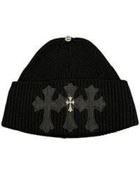 Chrome Hearts - Triple Cross Cashmere Beanie Hat - Lyst
