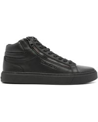 Calvin Klein - High Top Lace Up Booties - Lyst