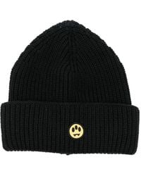 Barrow - Beanie Mit Smiley-Patch - Lyst