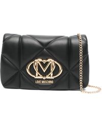 Love Moschino - Logo-Plaque Cross Body Bag - Lyst