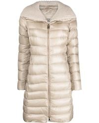 Herno - ニットカラー ダウンコート - Lyst