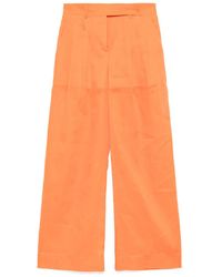 Alberta Ferretti - Cotton Maxi Skirt - Lyst