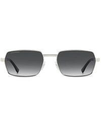 DSquared² - Rectangle-Frame Tinted Sunglasses - Lyst