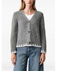 Joop! - Chunky-Knit V-Neck Cardigan - Lyst