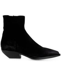 Elena Iachi - Pointed-Toe Side-Zip Ankle Boots - Lyst