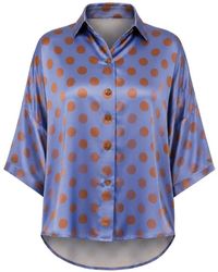 Stephan Janson - Polka-Dot Silk Shirt - Lyst