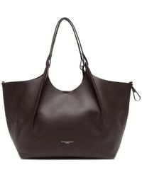Gianni Chiarini - Dua Maxi-Grain Leather Shoulder Bag - Lyst