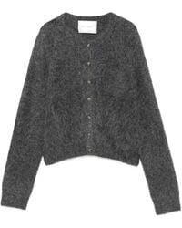 Soft Goat - Brushed-Finish Button-Up Cardigan - Lyst