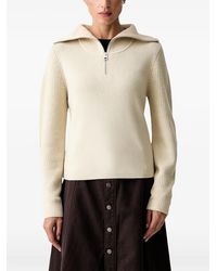 Marc O' Polo - Ribbed-Knit Quarter-Zip Sweater - Lyst