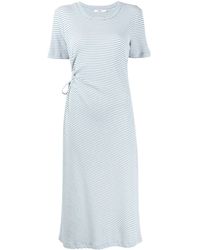 B+ AB - Striped Short-sleeve Dress - Lyst