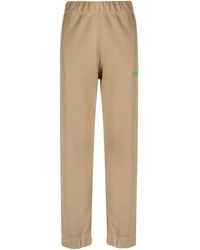 Ganni - Logo-Embroidered Track Pants - Lyst