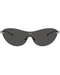 DIESEL - Rimless Cat-Eye Sunglasses - Lyst