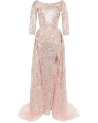 Saiid Kobeisy - Embroidered Maxi Dress - Lyst