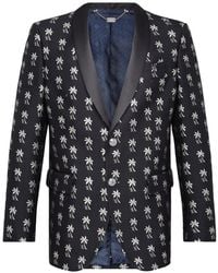 Billionaire - Blazer À Simple Boutonnage Et Motif De Palmiers - Lyst