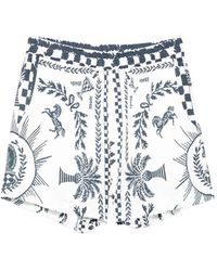 Rhude - Patterned Elasticated Shorts - Lyst