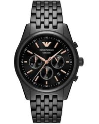 Emporio Armani - Round-Face 43Mm - Lyst