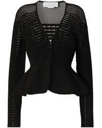 Genny - Peplum Cardigan - Lyst