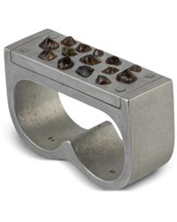 Parts Of 4 - Plate Double Ring Mit Granat - Lyst