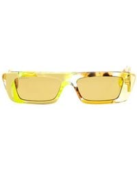 Gucci - Rectangular-Frame Sunglasses - Lyst