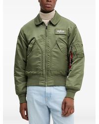Alpha Industries - Logo Patch Zip Jacket - Lyst