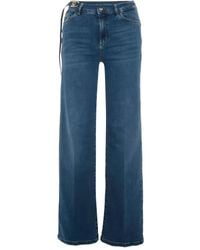 Liu Jo - Belt-Detail Jeans - Lyst