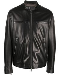 Valentino Garavani - Giacca biker in pelle - Lyst