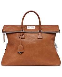 Maison Margiela - レザー 5ac トップハンドル ショルダーバッグ - Lyst