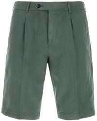PT Torino - Pleated Bermuda Shorts - Lyst