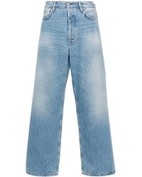 Acne Studios - Vaqueros Anchos De Talle Medio - Lyst