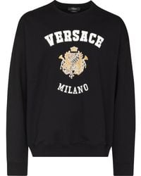 Versace - Sudadera con logo estampado - Lyst