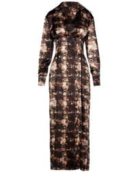 Tessitura Body Couture - Snakeskin-Print Maxi Dress - Lyst