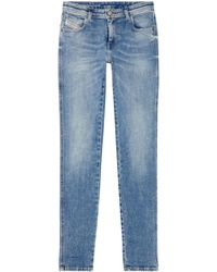 DIESEL - 2015 Babhila Mid-rise Skinny Jeans - Lyst
