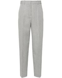 Jil Sander - Checked Tailored Trousers - Lyst