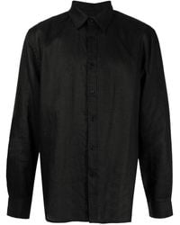 Sir. The Label Classic Linen Shirt - Black