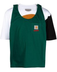 Marni - X Carhartt Wip Colour-block T-shirt - Lyst