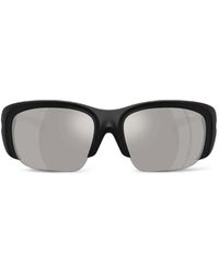 DIESEL - Cut-Out Rectangular-Frame Sunglasses - Lyst