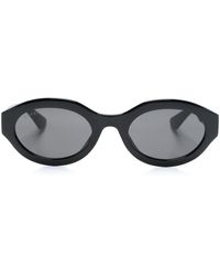 Gucci - Sonnenbrille mit ovalem Gestell - Lyst