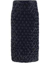 P.A.R.O.S.H. - Midi-Rok Met Pailletten - Lyst