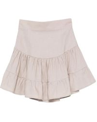 Hamza - Bali Linen Mini Skirt - Lyst