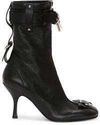 JW Anderson - Padlock Ankle Boots - Lyst