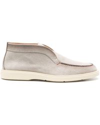 Santoni - Digits Leather Loafers - Lyst