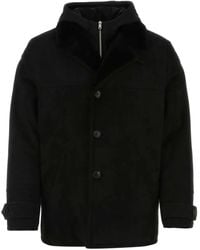 Prada - Jacke Aus Shearling - Lyst