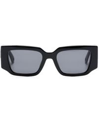 Lanvin - X Future Eagle Rectangle-frame Sunglasses - Lyst