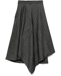 Remain - Falda drapeada a rayas - Lyst