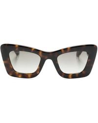 Gucci - Tortoiseshell Cat-Eye Sunglasses - Lyst
