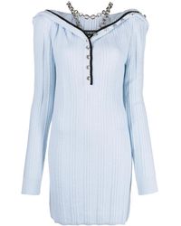 Y. Project - Ruffle-Collar Merino Wool Minidress - Lyst