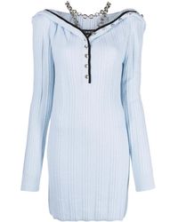 Y. Project - Ruffle-Collar Merino Wool Minidress - Lyst